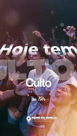 Hoje tem CULTO
