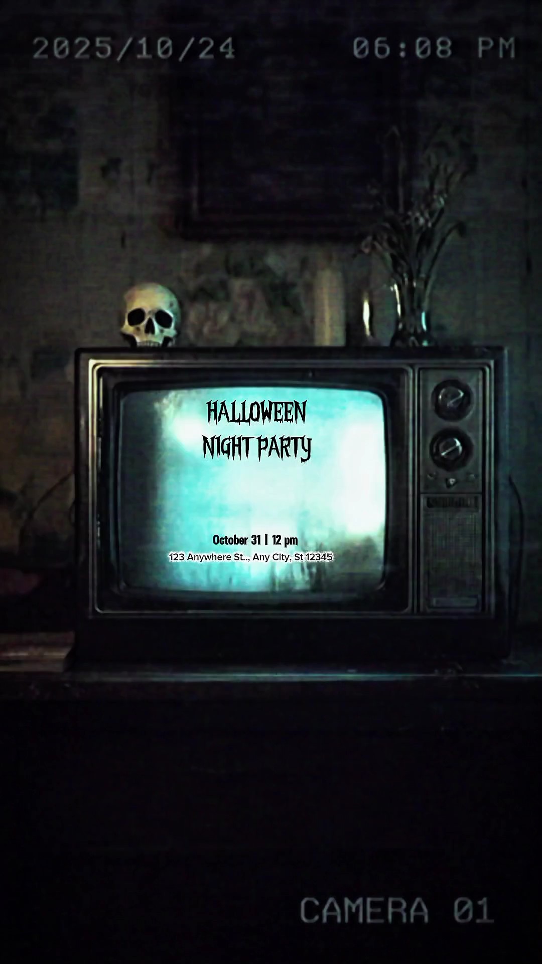 Convite de halloween
