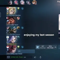 enjoying last season