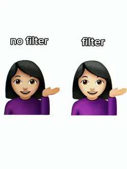 no filter vs filter 
