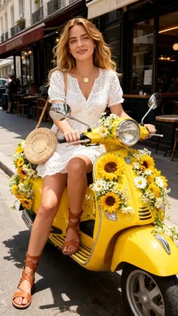 yellow Scooter 