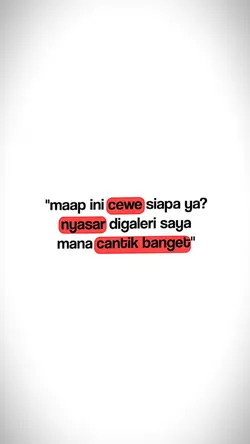 maap ini cewe siapa 
