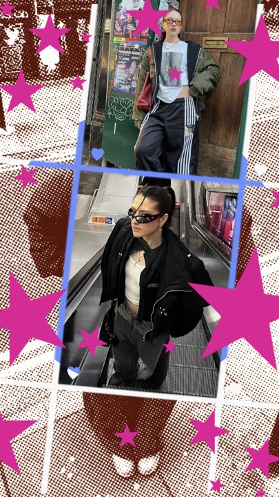 Estrela da moda rosa