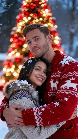 Christmas Couple AI 