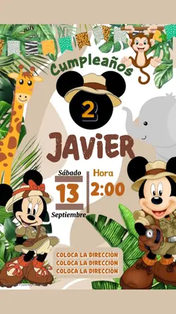 Invitacion Mickey