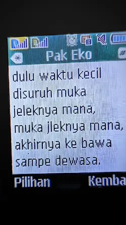 dulu waktu kecil di