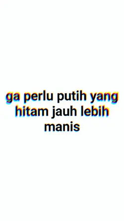 ga perlu putih yang