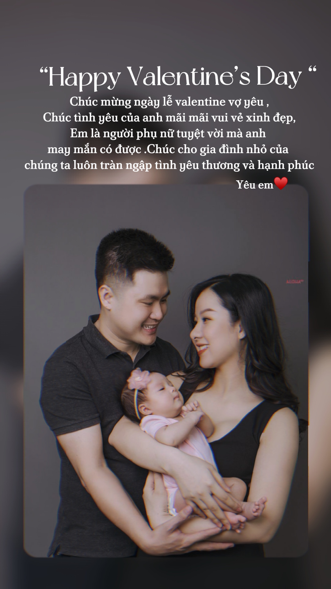 Chúc vợ 14/2