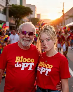 Foto com o Lula kkk