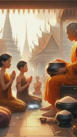 รับพรพระ