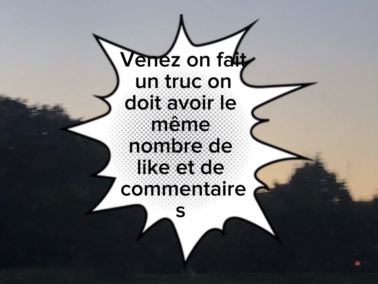 Venez on fait un tru