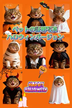 ペット証明写真 ハロウィンバージョン