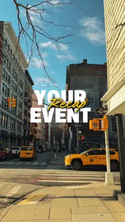 your event recap 
