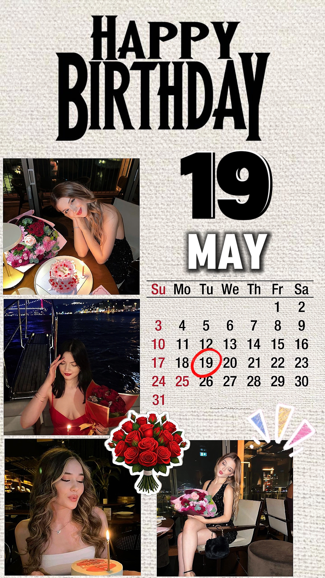 Birthday 19 May