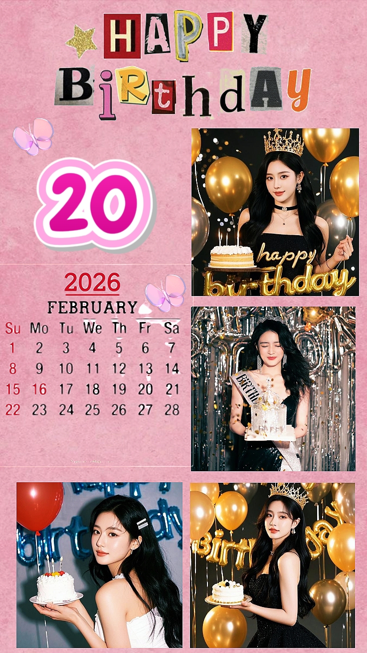 ANNIVERSAIRE 20 FÉVRIER