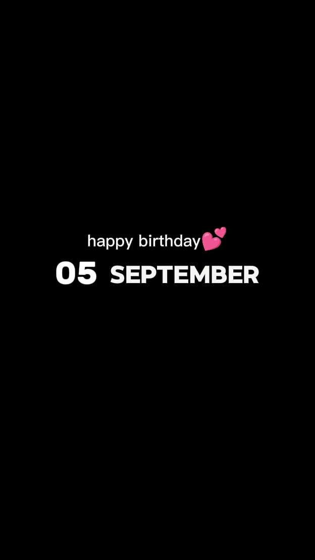 HBD 05 september