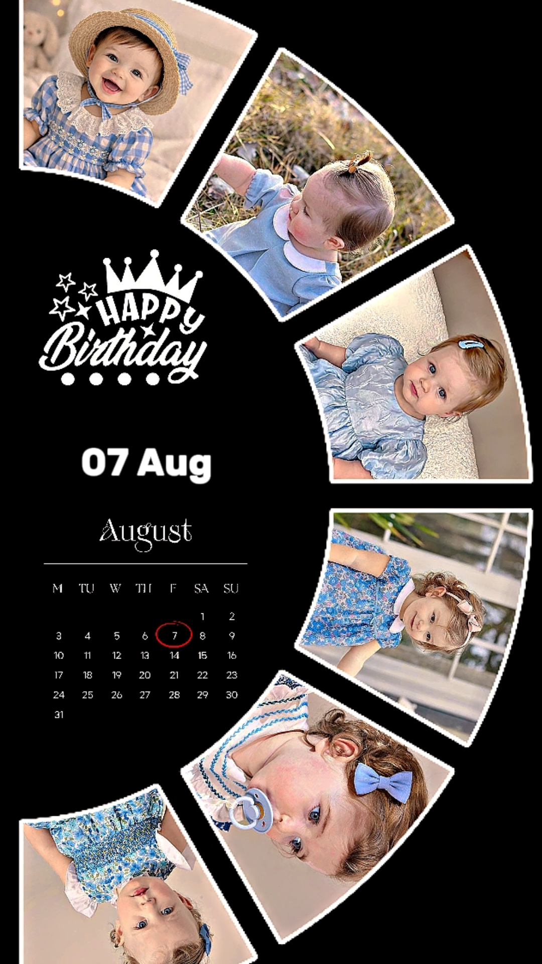 HBD BABY 07 AUG