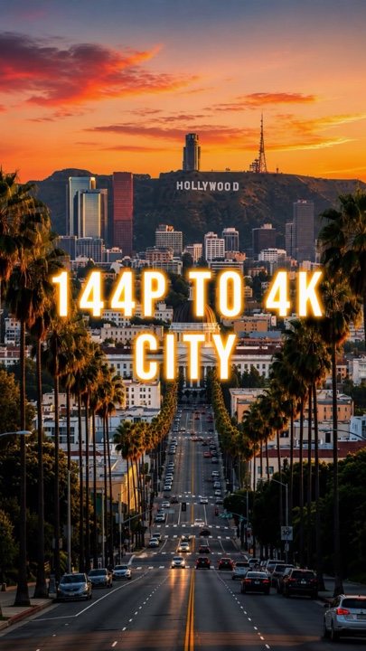 Cidade De 144p Para 4k