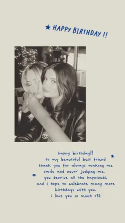 happy birthday!
