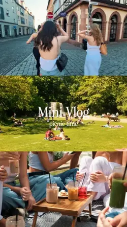 mini vlog picnic