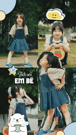 Tách nền em bé cute❣️