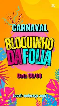 Bloquinho carnaval 🎭