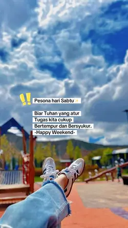 Pesona hari Sabtu✨