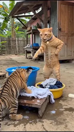 cat & tiger