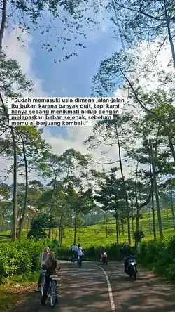 menikmati hidup