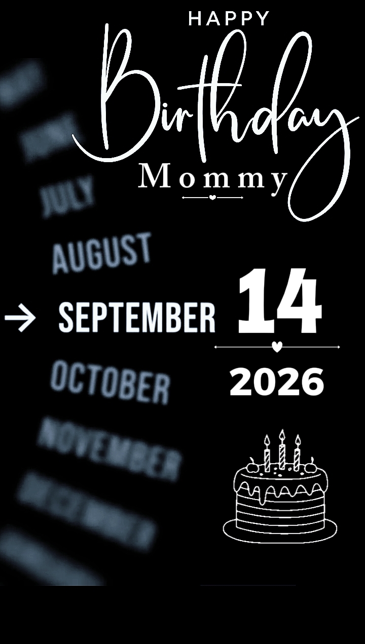 bday mommy 14 sept