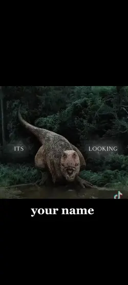 Trex is scary