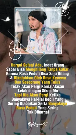 Hargai selagi ada
