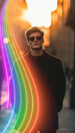 Rainbow 🌈 rays