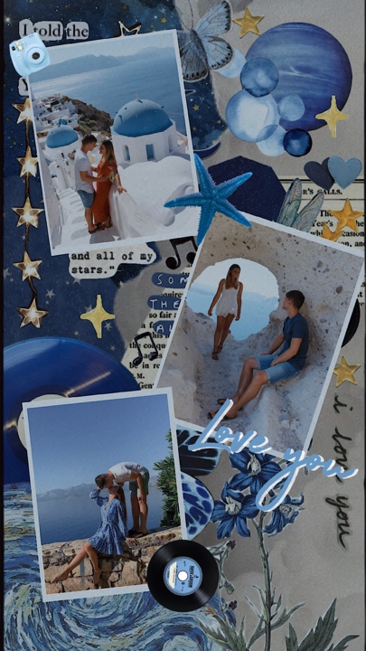 Te amo azul