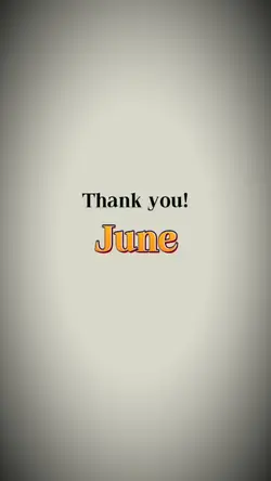 thank you june