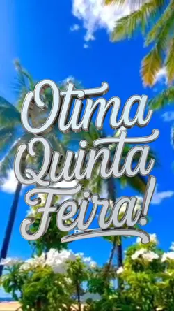 Quinta feira!