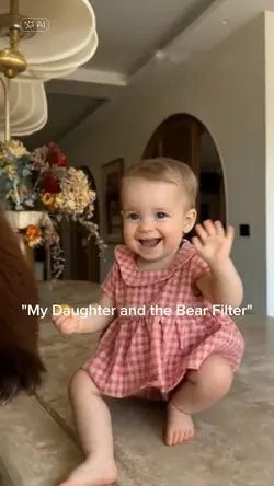 Daughter and the bea