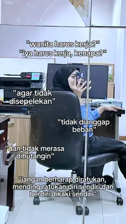 wanita harus kerja? 
