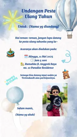 undangan ulang tahun