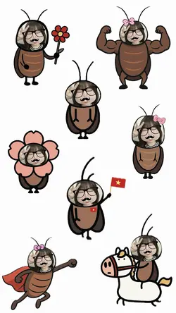 Ghép Mặt 8 Con Gián 