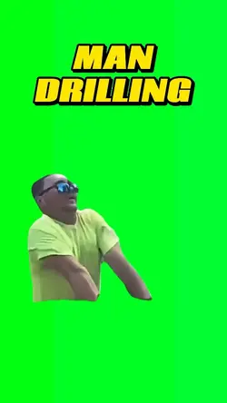 Man drilling
