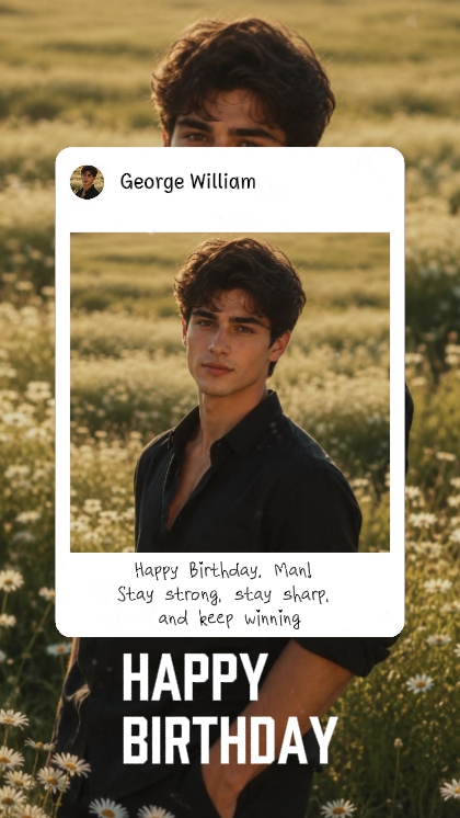 Hombre de cumpleaños