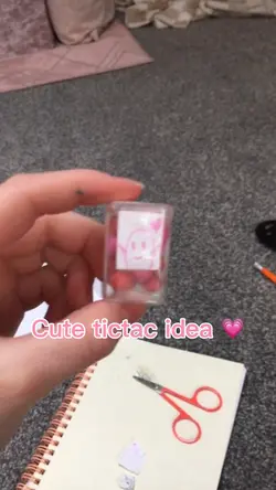 Pink tictac craft