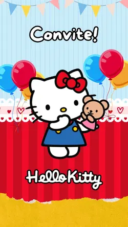 CONVITE HELLO KITTY