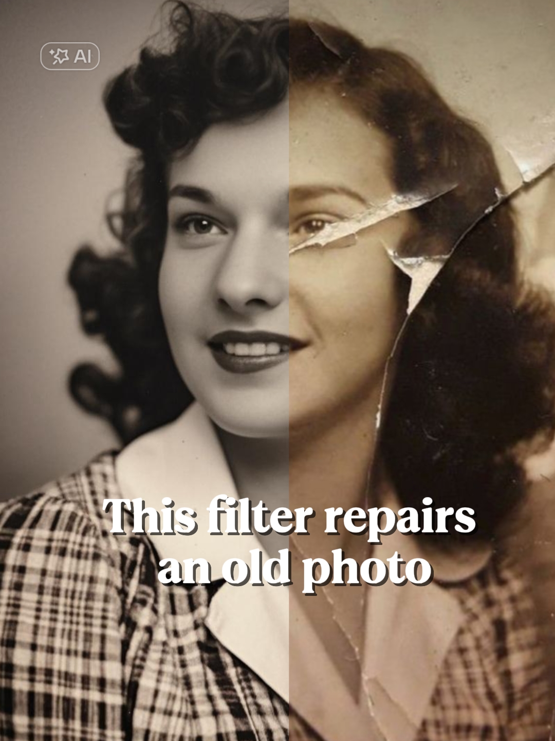 Reparar uma foto antiga