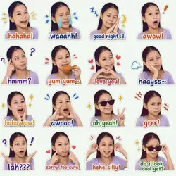 Cute sticker trend