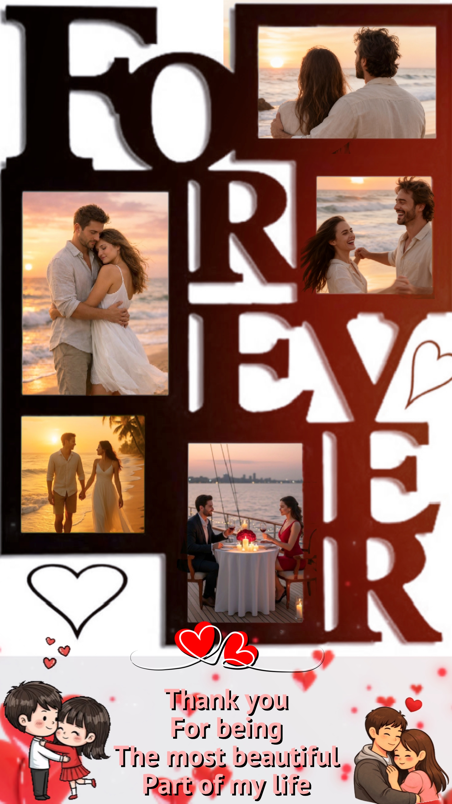Fotos De Collage De Pareja