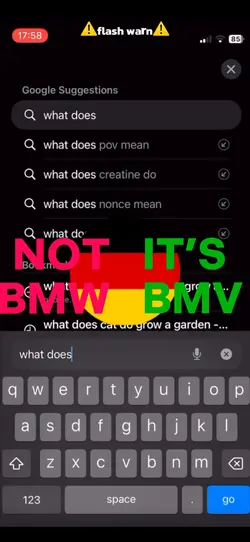It’s BMV not BMW