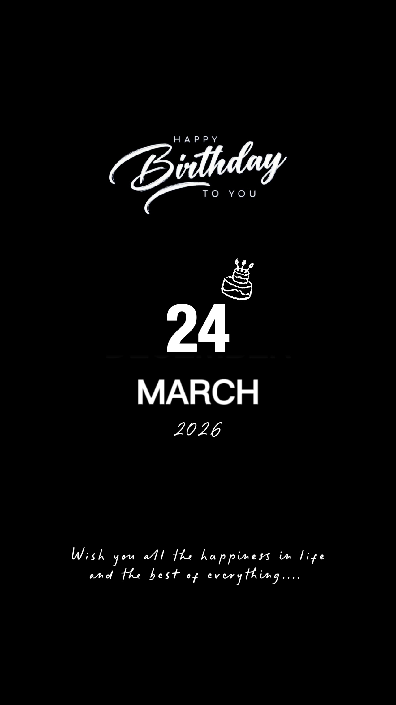 HBD 24 DE MARZO DE 2026