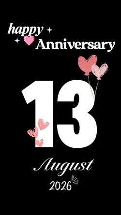 ANNIVERSARY 13 AUG